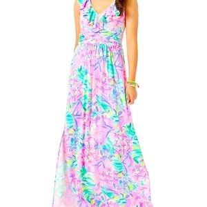 NWT Lilly Pulitzer Mirella Maxi Dress in It Was All A Dream